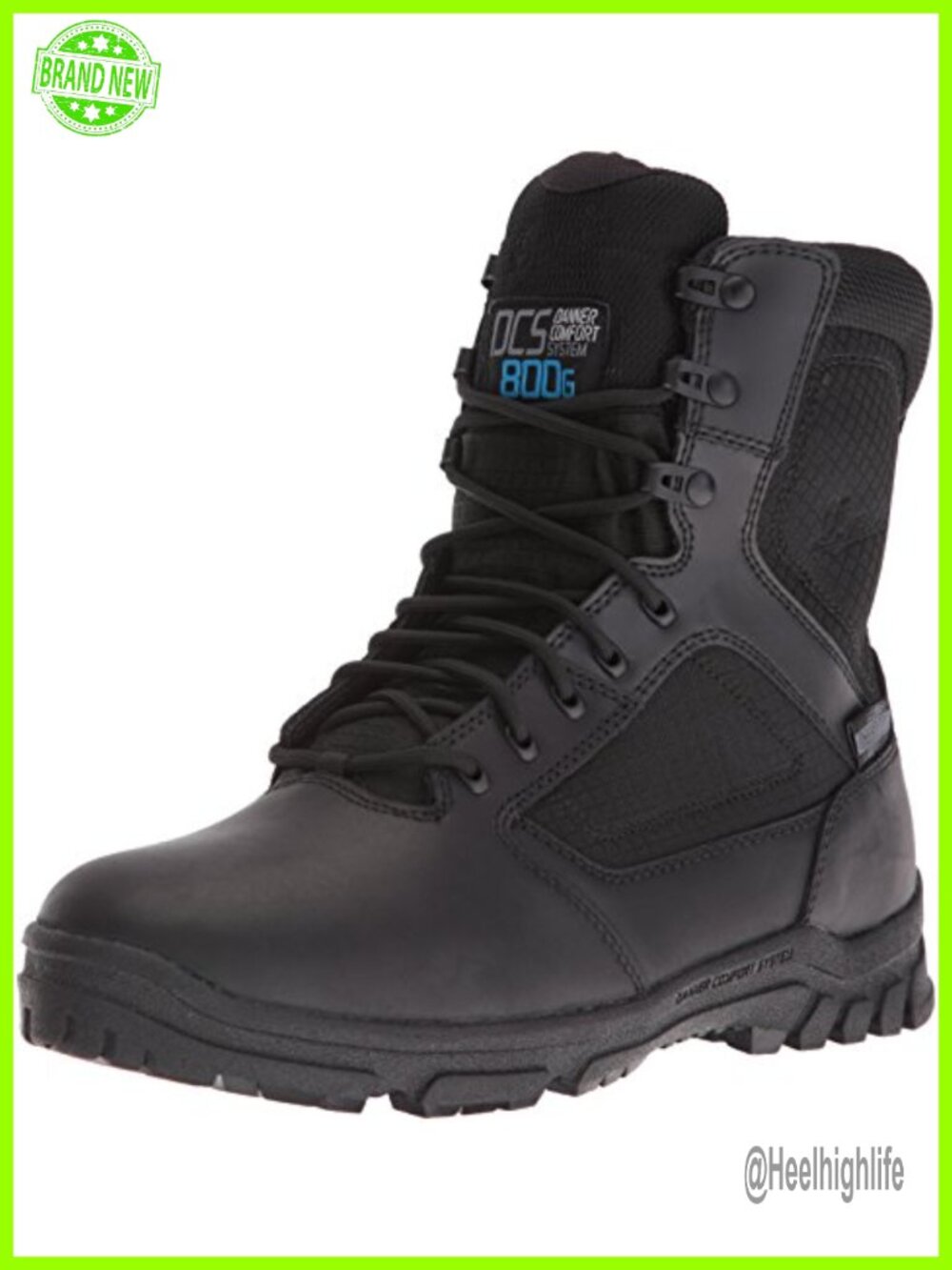Men's Lookout 8" 800G Military Tactical Boot Leather Removable Insole Work